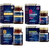 Nutraxin Vitamin Max ( C ,d , Zinc ) + B12 Vitamini 60 Tablet + B Vitamin Complex 60 Tablet + Selenyum 100 T. - --