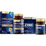 Nutraxin Zınc 15 Mg 100 Tablet+Tip 1 ve Tip 3 Hidrolize Içeren 30 Tablet