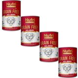 Nutri Canin 400Gr %92 Sığır Etli Tatlı Patatesli Hipo Alerjenik Tahılsız 4Adet Yaş Köpek Maması