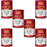 Nutri Canin 400Gr %92 Sığır Etli Tatlı Patatesli Hipo Alerjenik Tahılsız 6Adet Yaş Köpek Maması