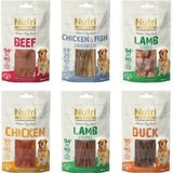 Nutri Canin 6 Çeşit Karma Fileto Köpek Ödülü 80 Gr. x 6 Adet
