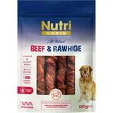 Nutri Canin Beef & Rawhide Sığır Eti Sargılı Kemik Köpek Ödülü 120 Gr