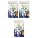 Nutri Canin Dental Twist Kuzu Etli S-M Irk İçin Köpek Kemik Ödülü 80 Gr. X 3 Adet