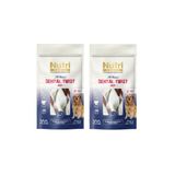 Nutri Canin Dental Twist Sığır Etli M-l Irk İçin Köpek Ödülü 120 Gr. X 2 Adet