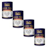 Nutri Canin Domuz Etli %92 Tahılsız 4x400 gr Yaş Köpek Maması