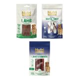 Nutri Canin Fileto + Dental + Rawhide Kemik Karma Kuzu Etli Köpek Ödülü 80 Gr. 3 Lü Paket