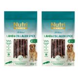 Nutri Canin Kuzu Eti Sargılı Kolajen Çubuk Tahılsız Köpek Et Ödülü 80 Gr. X 2 Adet