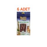 Nutri Canin KUZU ETİ SARILI KEMİK KÖPEK ÖDÜLÜ 80GRX6ADET