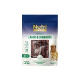 Nutri Canın Kuzu Etli Sarılı Tahılsız Büyük Boy Kemik Köpek Ödülü 120 Gr