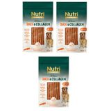 Nutri Canin Ördek Etli ve Kolajenli Tahılsız Köpek Et Ödülü 80 Gr. X 3 Adet