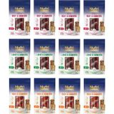 Nutri Canin Rawhide 3 Çeşit Karma Köpek Ödülü 80 Gr. X 12 Adet