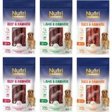 Nutri Canin Rawhide 3 Çeşit Karma Köpek Ödülü 80 Gr. X 6 Adet