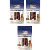 Nutri Canin Rawhide Geyik Eti Sargılı Kemik Köpek Ödülü 80 Gr. X 3 Adet
