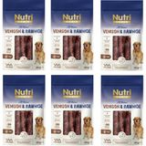 Nutri Canin Rawhide Geyik Eti Sargılı Kemik Köpek Ödülü 80 Gr. X 6 Adet