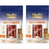Nutri Canin Rawhide Ördek Eti Sarılı Kemik Köpek Ödülü 2X80 Gr.