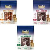Nutri Canin Rawhide Orta/büyük Irk Köpek Kemik Ödülü 120 gr x 3 Çeşit
