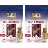 Nutri Canin Rawhide Sığır Etli Köpek Ödülü 80 Gr. X 2 Adet