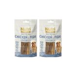 Nutri Canin Sandwich Tavuk ve Balıklı Fileto Tahılsız Köpek Ödülü 80 Gr. x 2 Adet