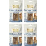 Nutri Canin Sandwich Tavuk ve Balıklı Fileto Tahılsız Köpek Ödülü 80 Gr. x 4 Adet