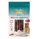 Nutri Canin Sığır Eti Sargılı Kolajen Çubuk Tahılsız Köpek Et Ödülü 80 Gr.