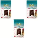 Nutri Canin Sığır Eti Sargılı Kolajen Çubuk Tahılsız Köpek Et Ödülü 80 Gr. X 3 Adet