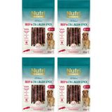 Nutri Canin Sığır Eti Sargılı Kolajen Çubuk Tahılsız Köpek Et Ödülü 80 Gr. X 4 Adet