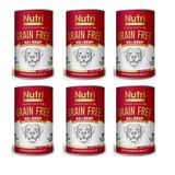 Nutri Canin Tahılsız ve Biftekli 6x400 gr Köpek Konserve
