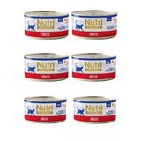 Nutri Feline %100 Tahılsız Sığır Eti Ezmesi: Nutri Feline Doğal Pate Yaş Mama 70 Gr 6'Lı Paket