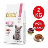 Nutri Feline 2 kg Glutensiz Somonlu Dusuk Tahilli Acik Yavru Kedi Mamasi