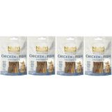 Nutri Feline 4 Adet %95 Tavuk ve Balık Etli Snack 50 gr Kedi Ödül Maması