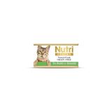 Nutri Feline 85 gr Tahılsız Ton Balıklı Alabalıklı Kedi Konservesi