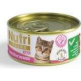 Nutri Feline 85 gr Tavuk Ton Balıklı 12 Adet Yavru Yaş Kedi Maması