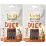 Nutri Feline %95 Ördek Etli Snack 50 gr Kedi Ödül Maması 2 Adet