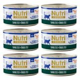 Nutri Feline Adult Pate 70Gr Tavuk Etli & Ördekli 6 Adet Yaş Yetişkin Kedi Maması