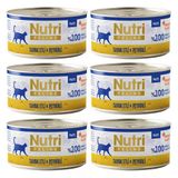 Nutri Feline Adult Pate 70Gr Tavuk Etli & Peynirli 6 Adet Yaş Yetişkin Kedi Maması