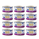 Nutri Feline Adult Pate 70Gr Tavuk Etli & Somonlu 12Adet Yaş Yetişkin Kedi Maması