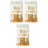 Nutri Feline Chicken & Cheese Tavuklu ve Peynirli Tahılsız Kedi Ödülü 50 Gr. X 3 Adet