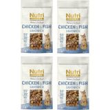 Nutri Feline Chicken & Fısh Sandwich Tavuklu ve Balıklı Tahılsız Kedi Ödülü 50 Gr. X 4 Adet