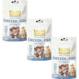 Nutri Feline Chicken&Fish Sandwich Kedi Ödülü 50 Gr X 3 Adet