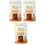 Nutri Feline Duck Ördek Etli Tahılsız Kedi Ödülü 50 Gr. X 3 Adet