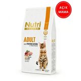Nutri Feline Glutensiz Tavuklu Düşük Tahıllı Yetişkin Kedi Maması 1 Kg Açık