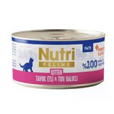 Nutri Feline Kitten Tavuk Etli ve Ton Balıklı Tahılsız 70 gr Yavru Kedi Konservesi