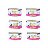 Nutri Feline Kitten Tavuklu ve Ton Balıklı Yavru Kedi Konservesi Pate Yaş Mama 6'lı Paket - Somon