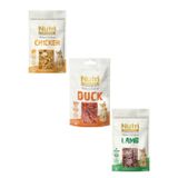 Nutri Feline Mix Kedi Ödül Maması 3x50g (Peynirli Tavuk,%95 Ördek, Kuzulu)