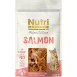 Nutri Feline Natural Cat Snack Salmon Somonlu ve Catnipli Tahılsız Kedi Ödülü 50 Gr