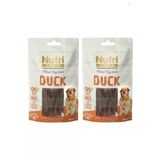 Nutri Feline Nutri Canın Duck 2 Adet %95 Ördek Etli Köpek Ödülü 80 Gr