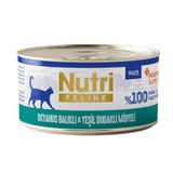 Nutri Feline Okyanus Balığı ve Yeşil Dudaklı Midye 70 gr Tahılsız Kedi Konservesi