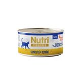 Nutri Feline Pate Tavuk Etli ve Peynirli Tahılsız 70 gr Kedi Konservesi