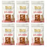Nutri Feline Salmon Somonlu Tahılsız Kedi Ödülü 50 Gr. X 6 Adet