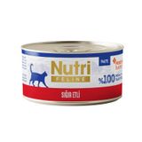 Nutri Feline Sığır Etli Tahılsız Prebiyotik İlaveli Ezme 70 gr Yetişkin Kedi Konservesi